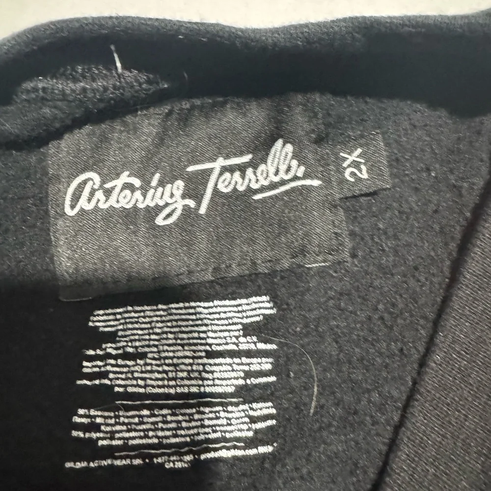 Arterius Terrell Black Pullover Sweatshirt 0, Panther logo, Men's 2X #1035‎